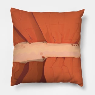 Cartoon canyon Pillow