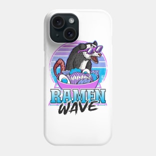 Ramen Wave Opossum Retrowave Sunset Pastel Goth Phone Case