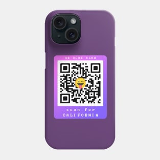 Scan for California, Qr Code Funny Memes -19 Phone Case