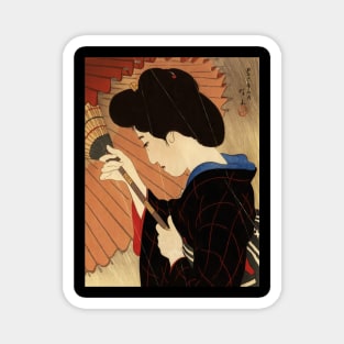 Rain While the Sun Is Shining - Ito Shinsui Japanese Art Print Magnet