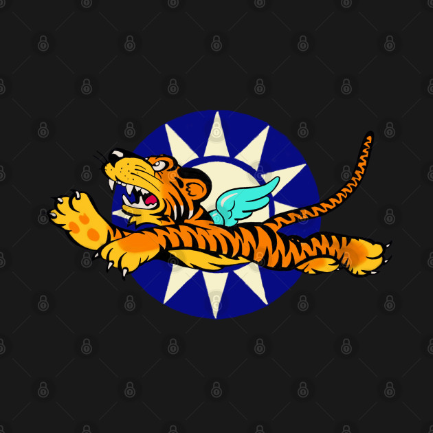 AVG Flying Tigers Emblem - Back Print by OutPsyder