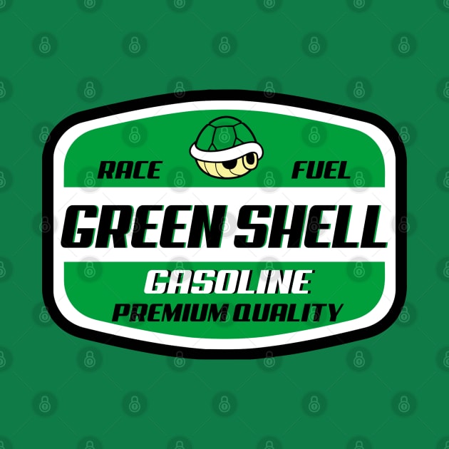Green Shell Gasoline by carloj1956