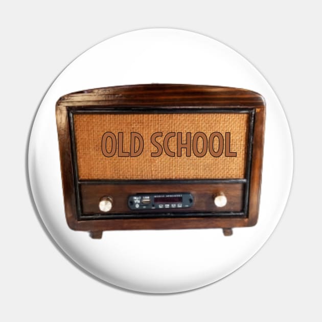 old school Pin by Old School Store