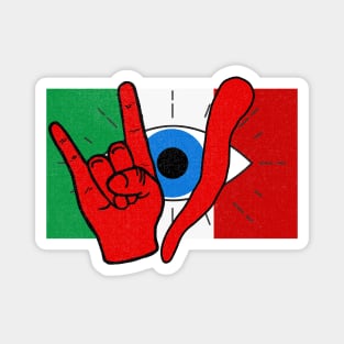 Italian Evil Eye il Malocchio Maloik Malocchio Italy Magnet