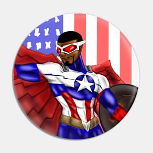 the american hero Pin