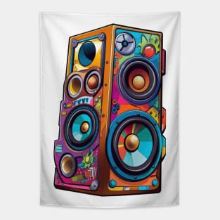 90s Retro Loudspeaker Tapestry