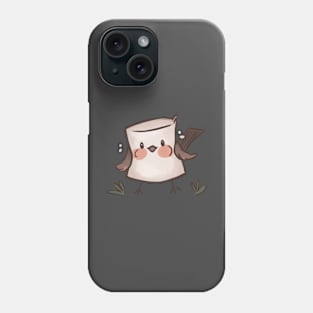 Marshmallow Bird (textless) Phone Case