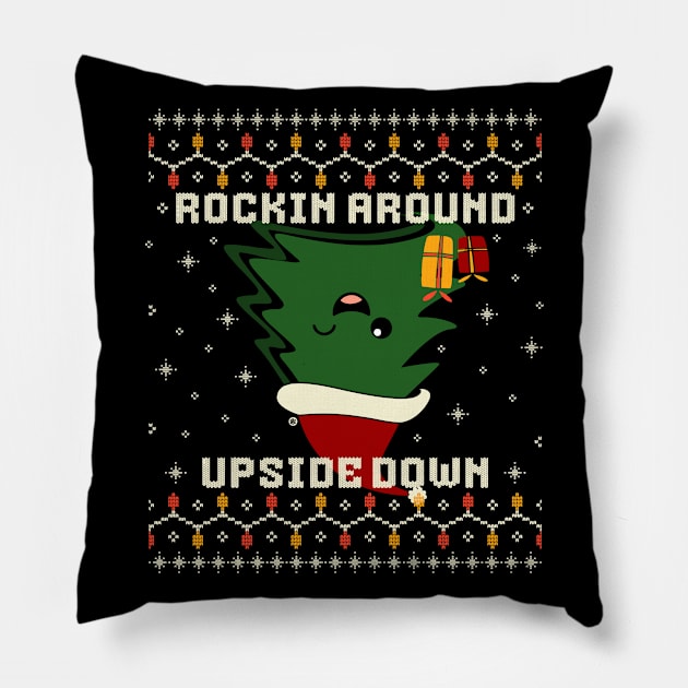 Rockin Around Upside Down Pillow by Yurko_shop