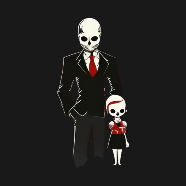 Father's Day elegant skull by Crazy skull