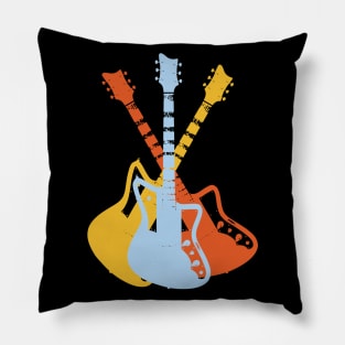 Boutique Guitar Pop Art Pillow