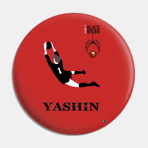 LEV YASHIN - The Black Spider Pin by FredV