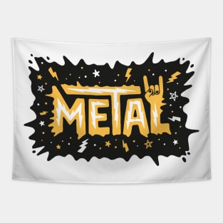 Metal Splash Tapestry