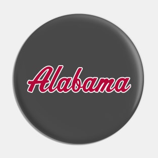 Alabama Script Pin