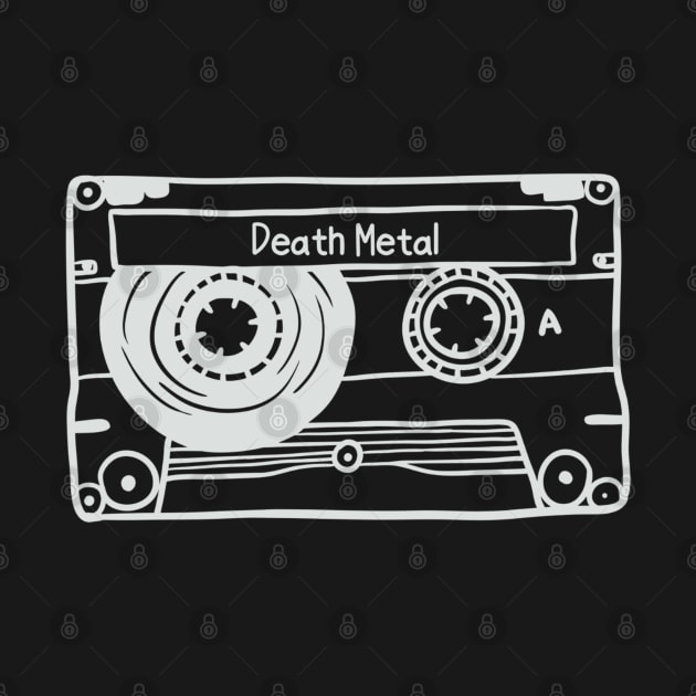 Death Metal Music Cassette by Sizukikunaiki