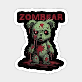 Zombear Bear Halloween Women Men Zombear Stuff Magnet