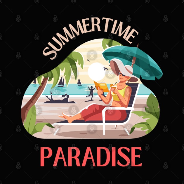 Hello summer Beach summertime Adventure travel lover palm tree sun by BoogieCreates