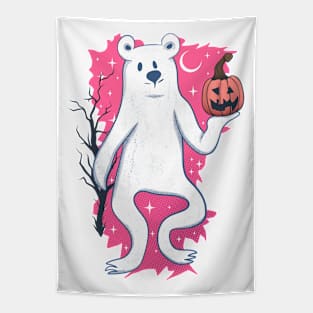 Trick Or Treat Boo Bear Tapestry