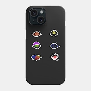 neon eyes Phone Case