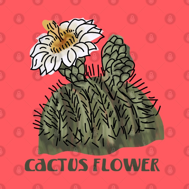 Cactus Flower by Slightly Unhinged