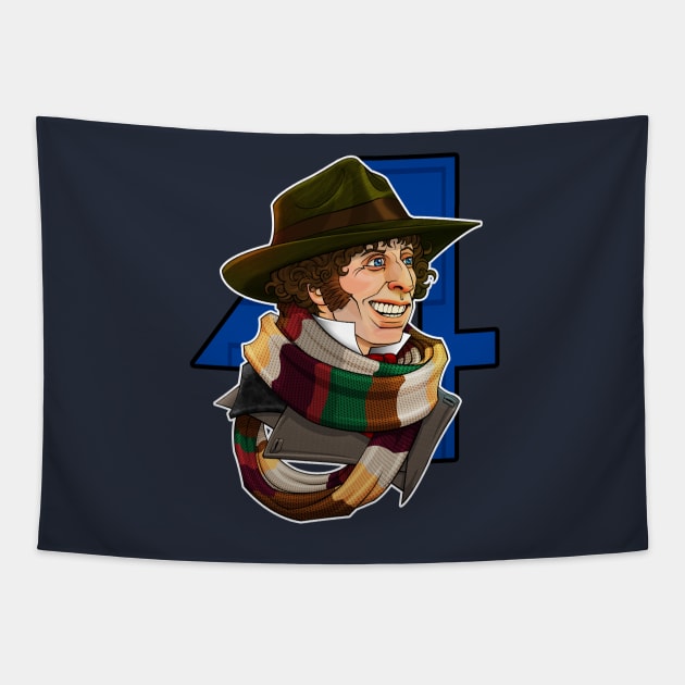 The Fourth Doctor Tapestry by RoguePlanets