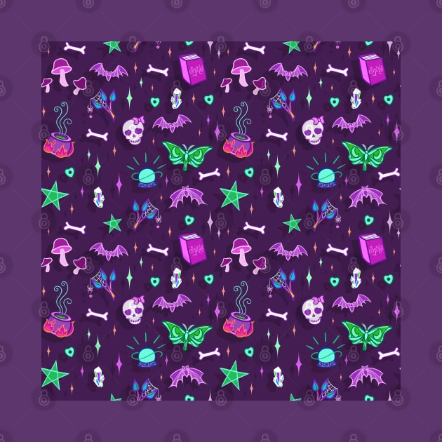 Spooky Cute Halloween Pattern by Ellador