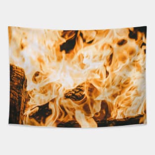 SCENERY 100 - Burning Flame Fire Smoke Heat Tapestry