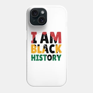 I Am Black History - Island Africa AL Phone Case