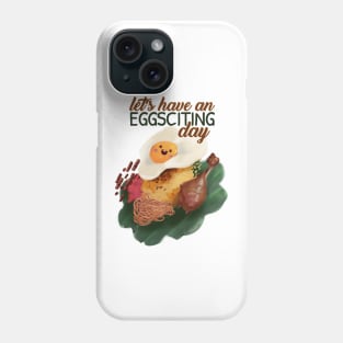 Nasi Kuning with egg Phone Case