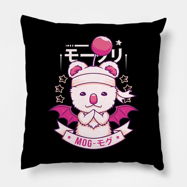 Mog the Moogle Pillow by Alundrart