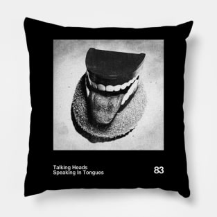 Talking Heads - Speaking In Tongues || Vintage Pantone 80s Pillow