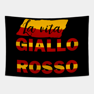 La Vita Giallo Rosso Tapestry