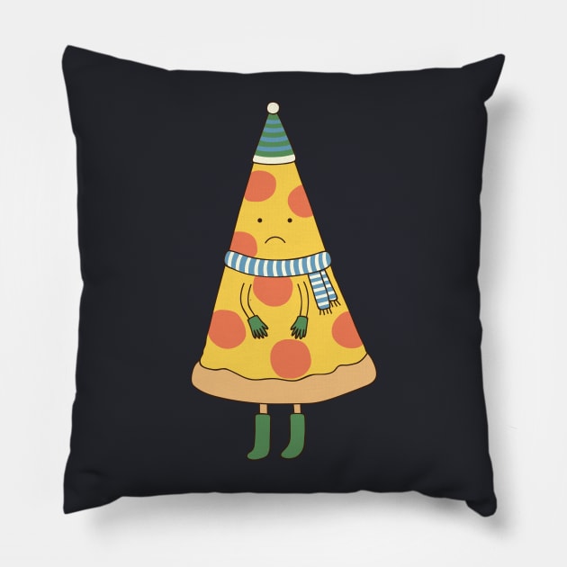 cold pizza Pillow by milkyprint