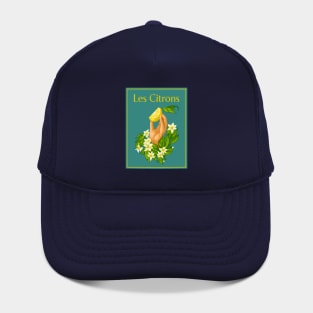 Les Citron Illustration - Lemon Citrus Design Hat