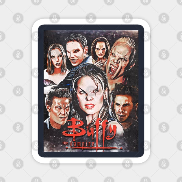 Buffy the Vampire Magnet by creativespero