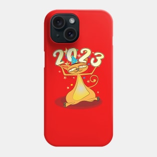 Happy New Year Cats 2023 Phone Case