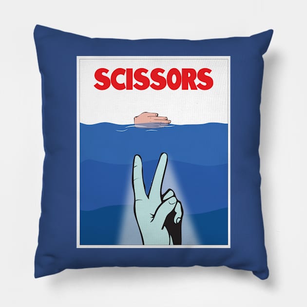 Scissors Pillow by ZombieMedia