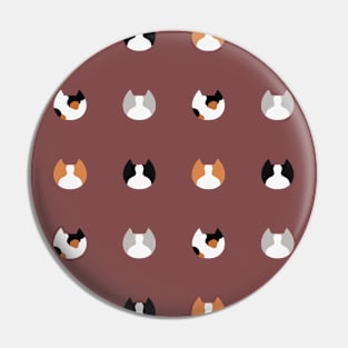 Cute Cats Pattern Pin