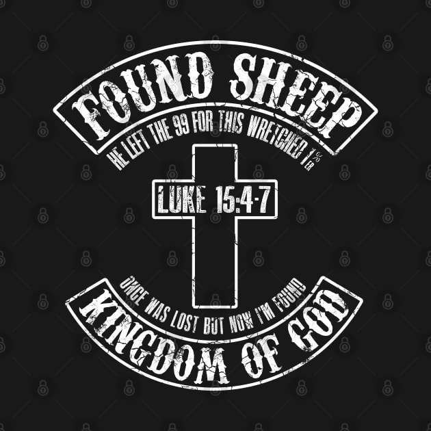 Found Sheep - Kingdom of God - He Left the 99 - One Color by PacPrintwear8