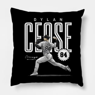 Dylan Cease Chicago W Card Pillow