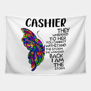 CASHIER THE STORM Tapestry