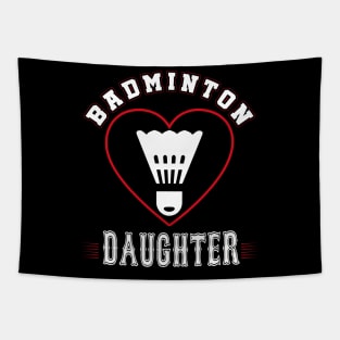 Daughter Badminton Team Family Matching Gifts Funny Sports Lover Player Tapestry