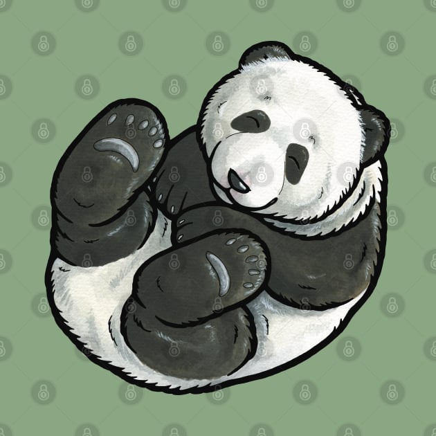 Panda bear cub by animalartbyjess