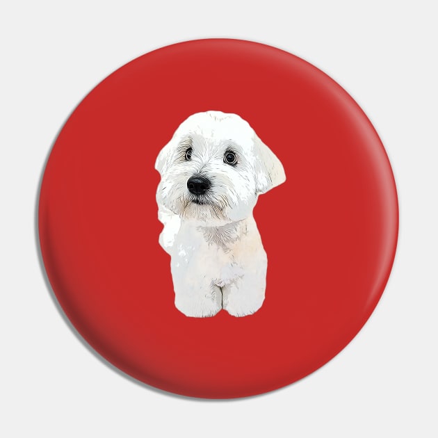 Coton de tulear dog teddy Pin by ElegantCat