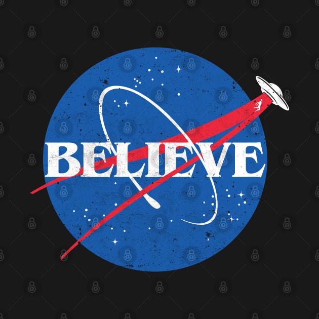 Believe UFO Nasa Meatball by TextTees
