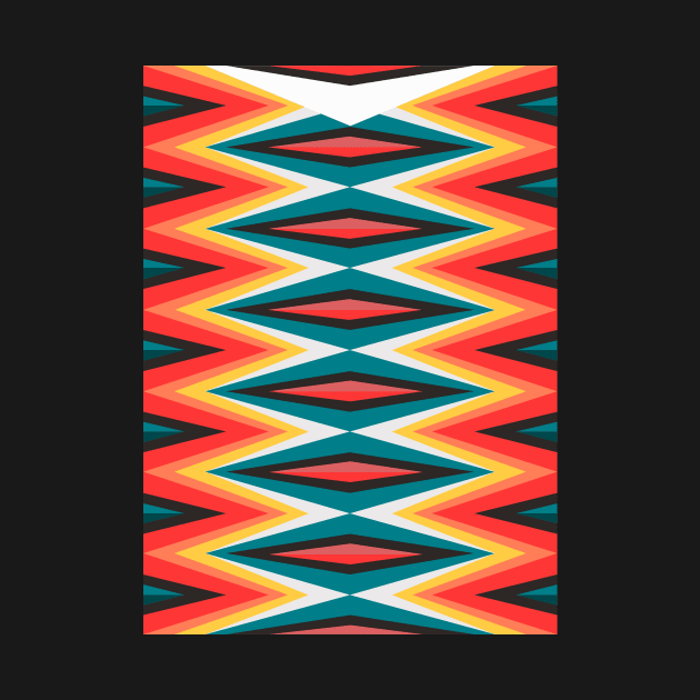 FIRE geometric pattern vector  illustration by bernardojbp