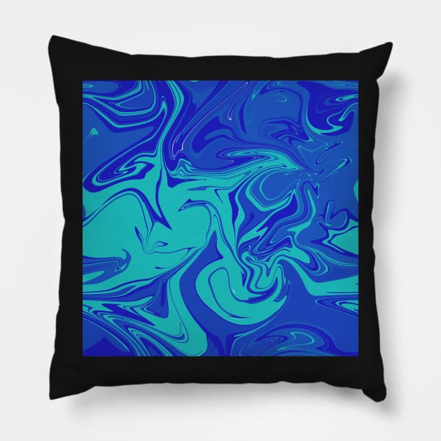 Flowing Water Pillow by diffrances