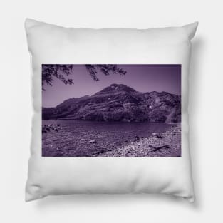 Glacier National Park Lake and Mountains2 Pillow