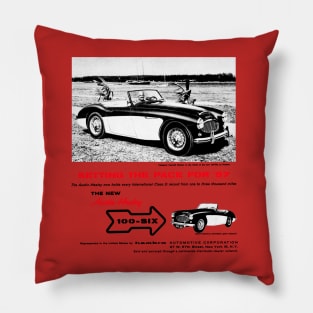 AUSTIN HEALEY 100 SIX - advert Pillow