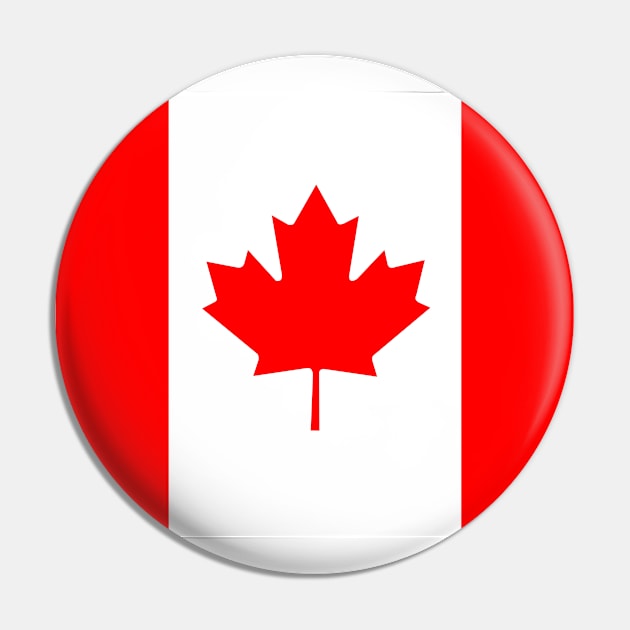 Simple Canadian Flag Pin by Neon-Light