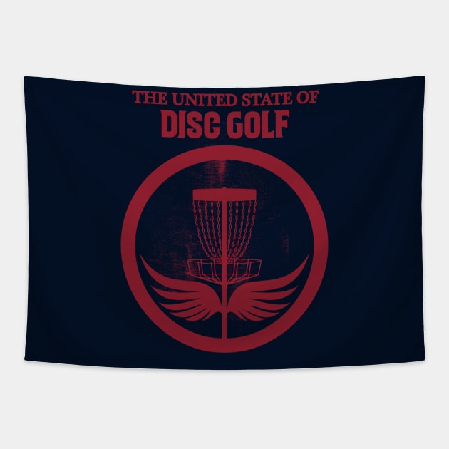 USA Disc Golf Tapestry by CTShirts